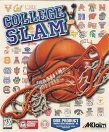 Box cover for College Slam on the Microsoft DOS.
