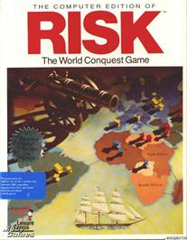Box cover for Computer Edition of Risk, The - World Conquest Game on the Microsoft DOS.