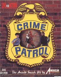 Box cover for Crime Patrol on the Microsoft DOS.