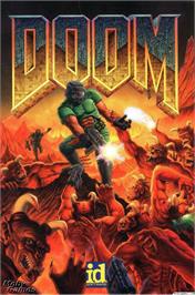Box cover for DOOM on the Microsoft DOS.