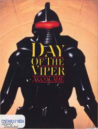 Box cover for Day of the Viper on the Microsoft DOS.