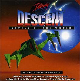 Box cover for Descent - Levels of the World on the Microsoft DOS.