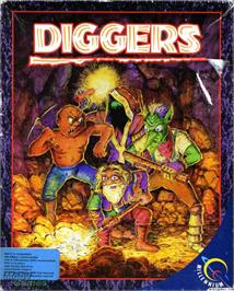 Box cover for Diggers on the Microsoft DOS.