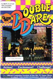Box cover for Double Dare on the Microsoft DOS.