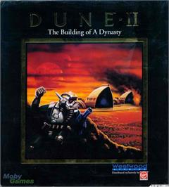 Box cover for Dune 2 - Battle for Arrakis on the Microsoft DOS.