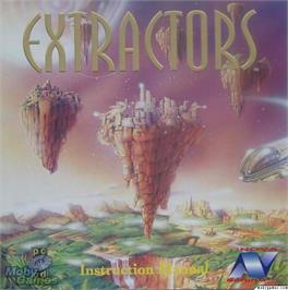 Box cover for Extractors - The Hanging Worlds of Zarg on the Microsoft DOS.