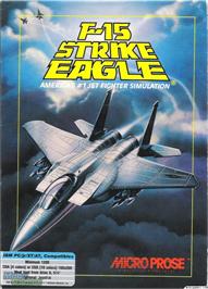 Box cover for F-15 Strike Eagle on the Microsoft DOS.