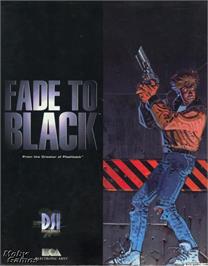Box cover for Fade to Black on the Microsoft DOS.