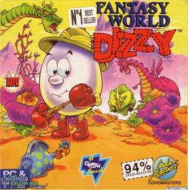 Box cover for Fantasy World Dizzy on the Microsoft DOS.