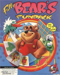 Box cover for Fatty Bear's FunPack on the Microsoft DOS.
