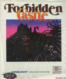 Box cover for Forbidden Castle on the Microsoft DOS.