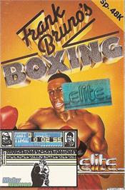Box cover for Frank Bruno's Boxing on the Microsoft DOS.