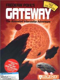 Box cover for Frederik Pohl's Gateway on the Microsoft DOS.