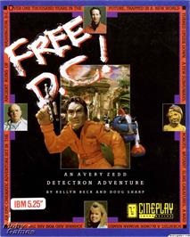 Box cover for Free D.C! on the Microsoft DOS.
