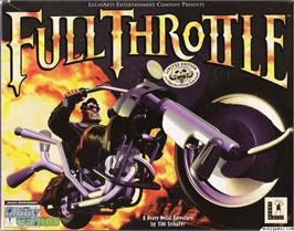 Box cover for Full Throttle on the Microsoft DOS.