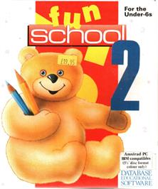 Box cover for Fun School 2 - For the Under-6s on the Microsoft DOS.