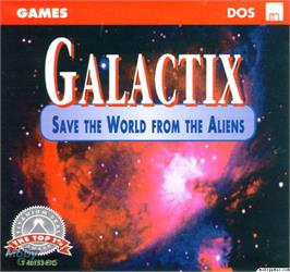 Box cover for Galactix (1988) on the Microsoft DOS.