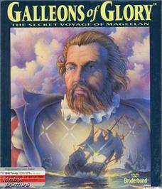 Box cover for Galleons of Glory - The Secret Voyage of Magellan on the Microsoft DOS.