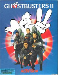 Box cover for Ghostbusters II on the Microsoft DOS.