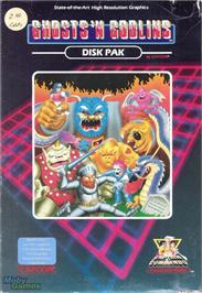 Box cover for Ghosts 'N Goblins on the Microsoft DOS.