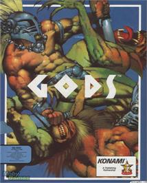 Box cover for Gods on the Microsoft DOS.