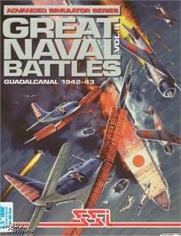 Box cover for Great Naval Battles Vol 2 - Guadalcanal 1942-43 on the Microsoft DOS.