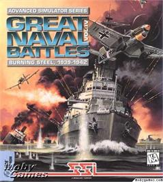 Box cover for Great Naval Battles Vol 4 - Burning Steel 1939-1942 on the Microsoft DOS.