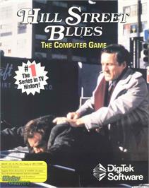 Box cover for Hill Street Blues on the Microsoft DOS.