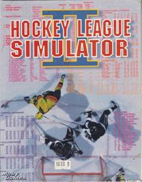 Box cover for Hockey League Simulator 2 on the Microsoft DOS.