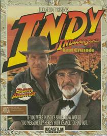Box cover for Indiana Jones and The Last Crusade on the Microsoft DOS.