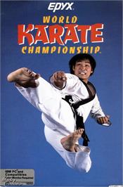 Box cover for International Karate on the Microsoft DOS.