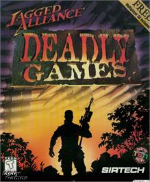 Box cover for Jagged Alliance - Deadly Games on the Microsoft DOS.