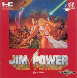 Box cover for Jim Power - The Lost Dimension In 3d on the Microsoft DOS.