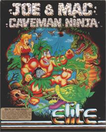 Box cover for Joe & Mac -  Caveman Ninja on the Microsoft DOS.