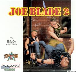 Box cover for Joe Blade II on the Microsoft DOS.