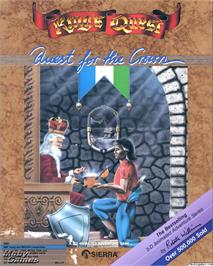 Box cover for King's Quest on the Microsoft DOS.