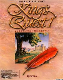 Box cover for King's Quest 1 - Quest for the Crown (1990) on the Microsoft DOS.
