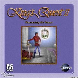 Box cover for King's Quest 2 - Romancing the Stones (2002) on the Microsoft DOS.