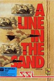 Box cover for Line In The Sand, A on the Microsoft DOS.