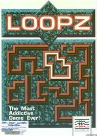 Box cover for Loopz on the Microsoft DOS.