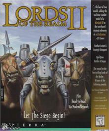 Box cover for Lords Of The Realm 2 on the Microsoft DOS.