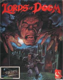 Box cover for Lords of Doom on the Microsoft DOS.