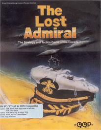 Box cover for Lost Admiral, The on the Microsoft DOS.