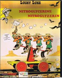 Box cover for Lucky Luke - Nitroglycérine on the Microsoft DOS.