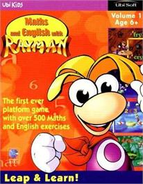 Box cover for Maths And English With Rayman Volume 1 on the Microsoft DOS.
