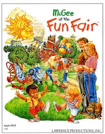 Box cover for Mcgee At The Fun Fair on the Microsoft DOS.