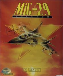 Box cover for MiG-29 Fulcrum on the Microsoft DOS.