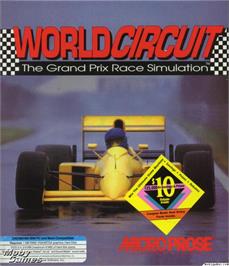 Box cover for Microprose Formula One Grand Prix on the Microsoft DOS.