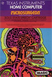 Box cover for Microsurgeon on the Microsoft DOS.