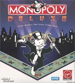 Box cover for Monopoly Deluxe on the Microsoft DOS.